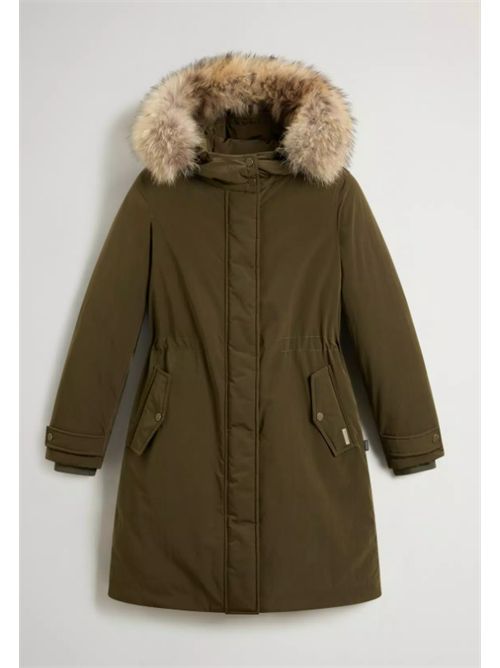 GRACE FUR PARKA WOOLRICH | CFWWOU2044FRUT5092614 DARK GREEN